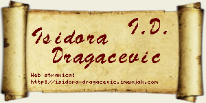 Isidora Dragačević vizit kartica